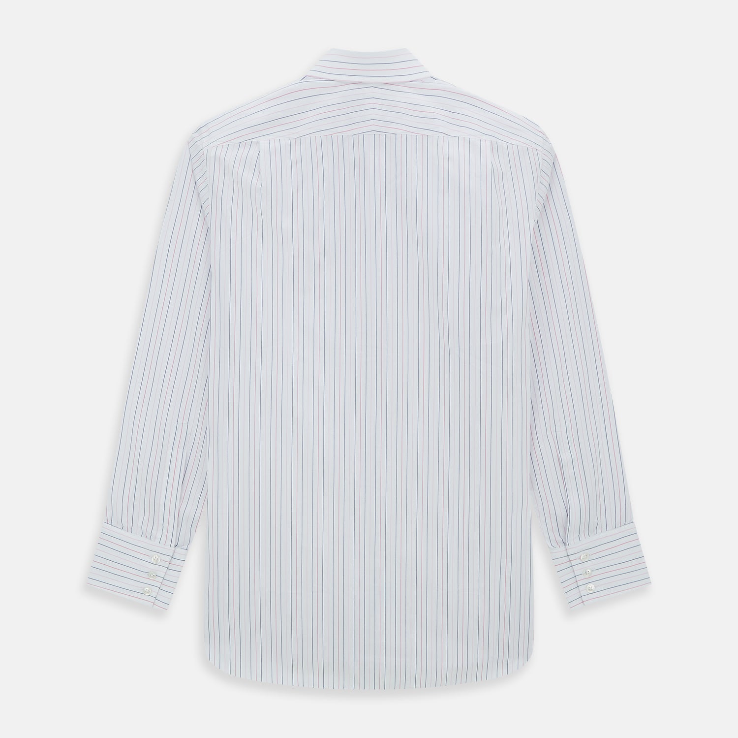 View 10 of product Pink and Blue Wide Pinstripe Mayfair Shirt
