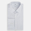 View 5 of product Navy and Blue Pinstripe Mayfair Shirt