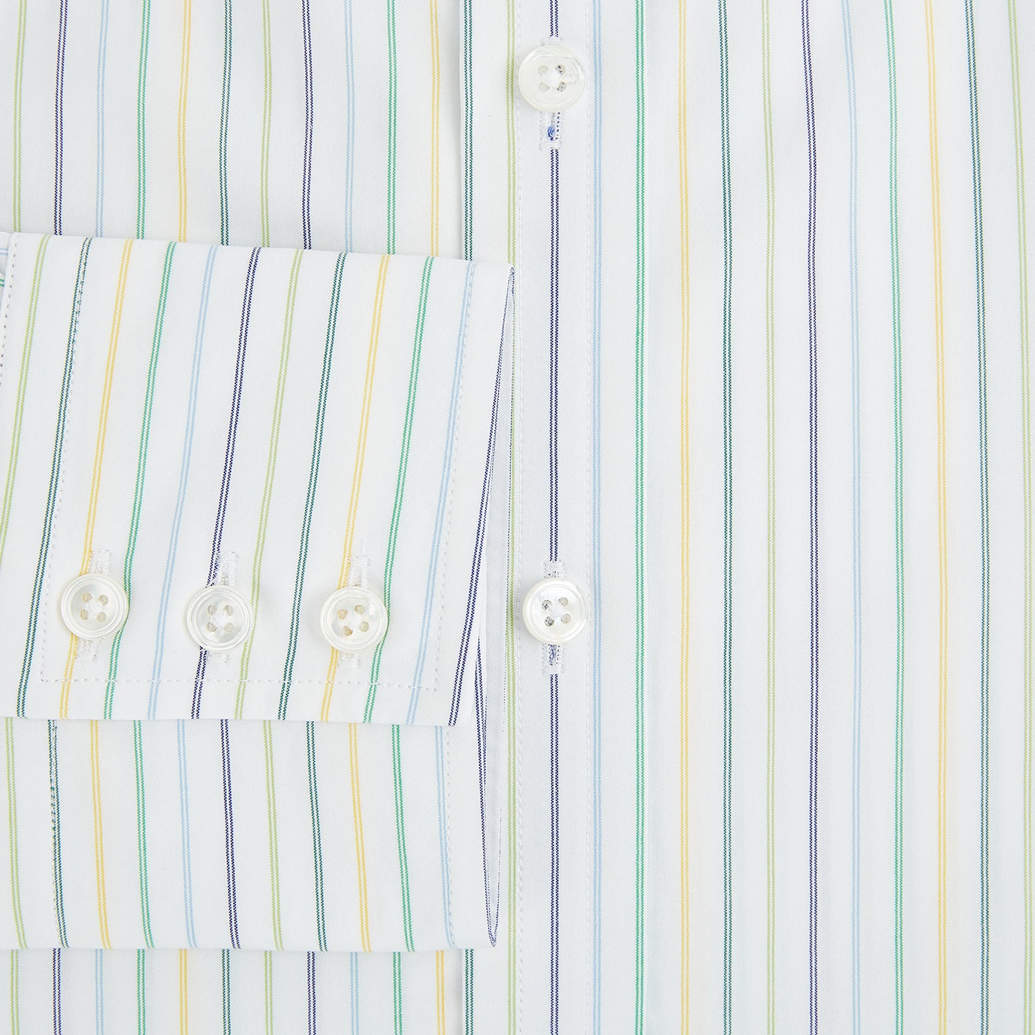 View 4 of product Multi Tone Double Pinstripe Mayfair Shirt