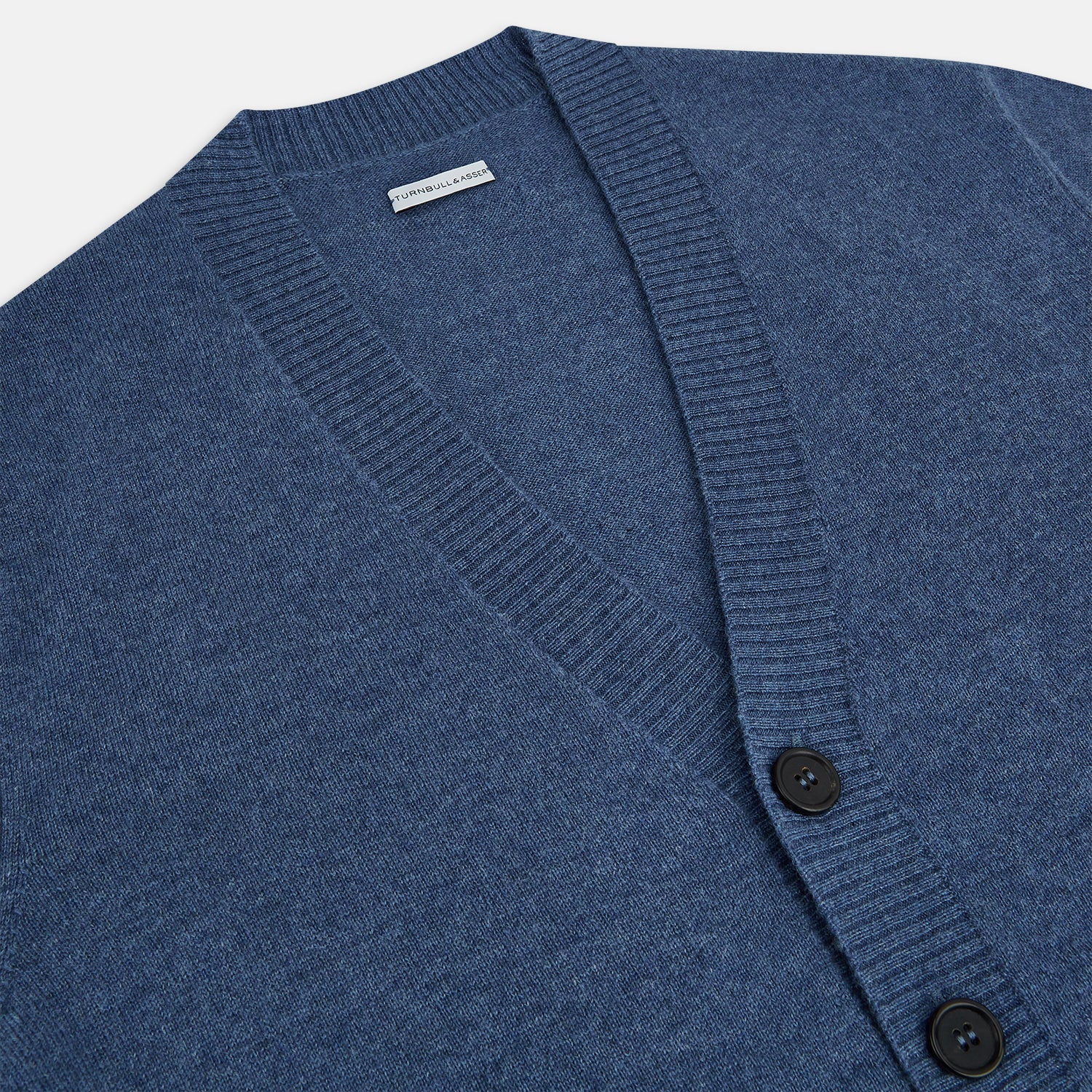 View 2 of product Blue Cashmere Cardigan