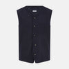 View 1 of product Navy Single-breasted Waistcoat