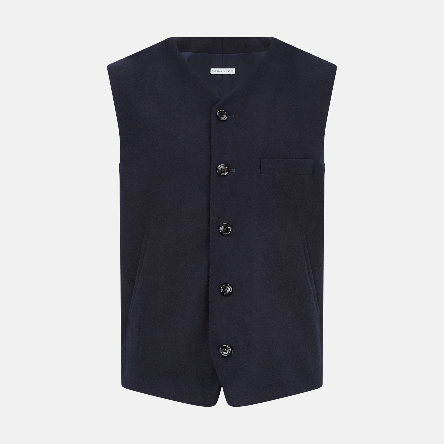 View 1 of product Navy Single-breasted Waistcoat