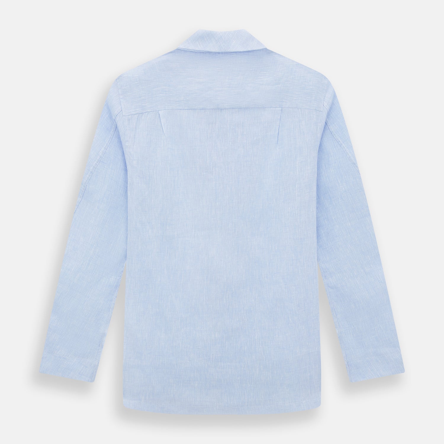 View 3 of product Pale Blue Linen Pyjama Shirt
