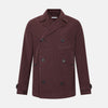 View 1 of product Burgundy Kingston Corduroy Caban Jacket