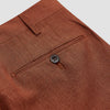 View 2 of product Rust Linen-Wool-Silk Gerry Trousers