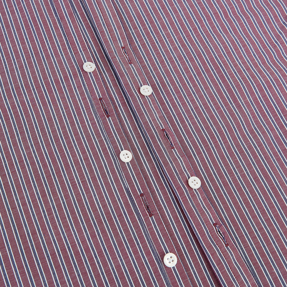 Wine Ticking Stripe Westminster Shirt