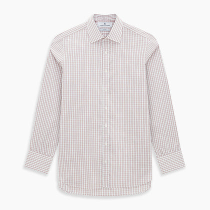 Red Tattersall Check Mayfair Shirt Image 6