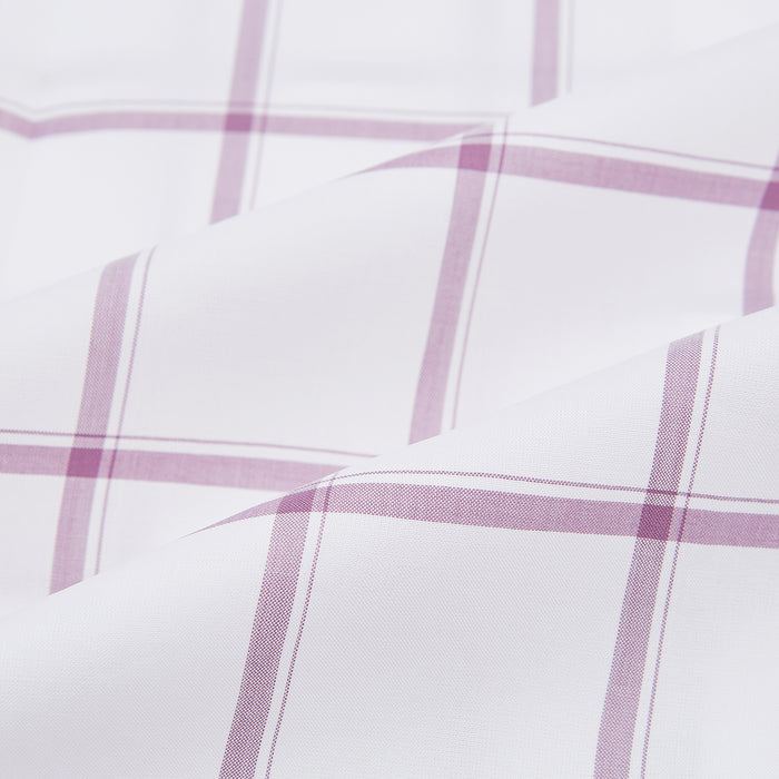 Antique Pink Grid Check Mayfair Shirt Image 5