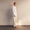 View 3 of product White Cotton Lauren Shirt