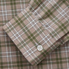 View 3 of product Green and Oatmeal Multi Check Cotton Weekend Fit Hayne Shirt