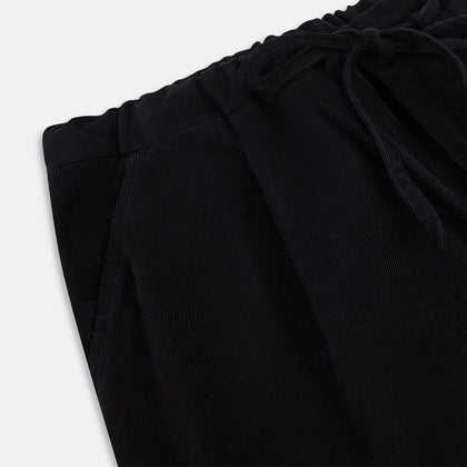 Navy Corduroy Miles Trousers