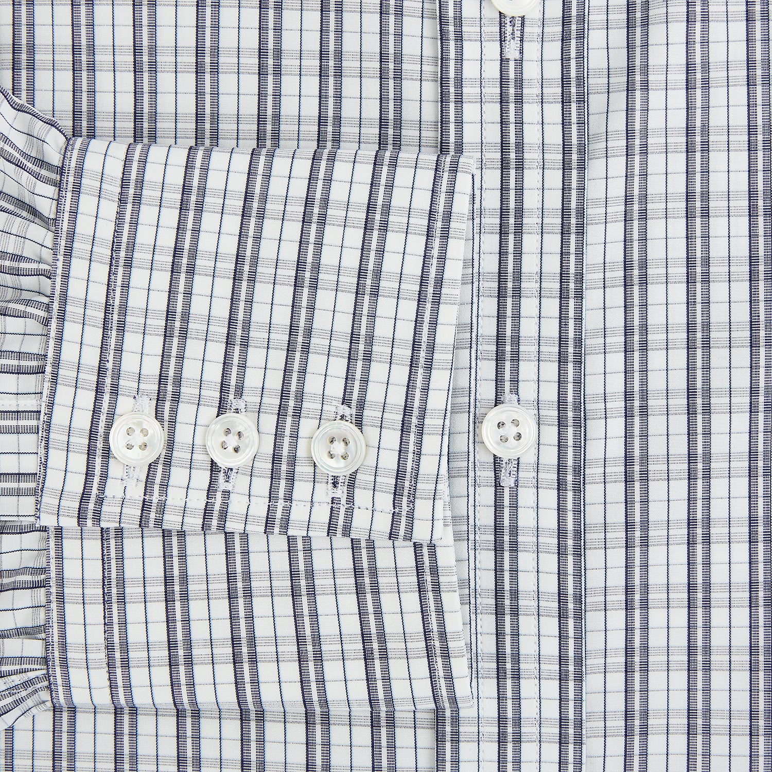 Navy Multi Check Mayfair Shirt