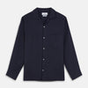 View 2 of product Plain Navy Hemp Cotton Fabric
