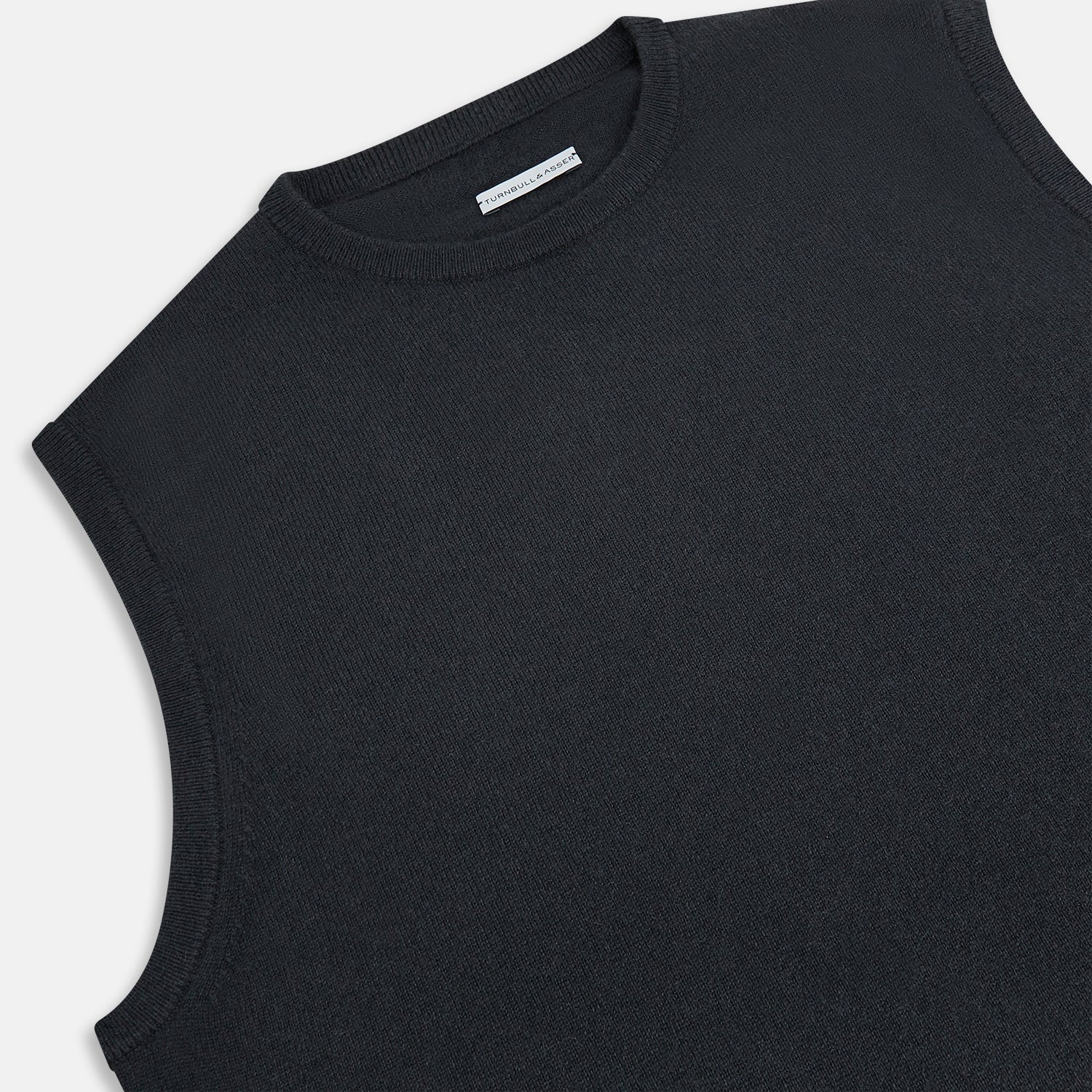 View 2 of product Dark Green Cashmere Round Neck Vest