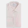 View 5 of product Red Multi Ticking Stripe Mayfair Shirt