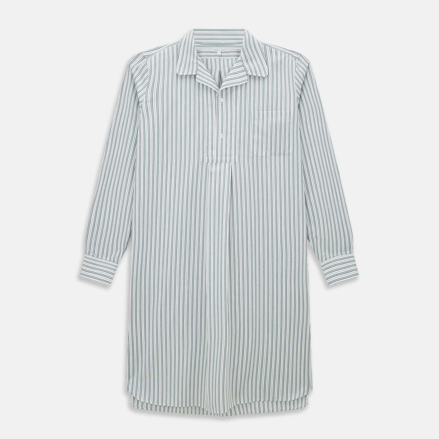 View 1 of product Green Double Stripe Quarzo Nightshirt