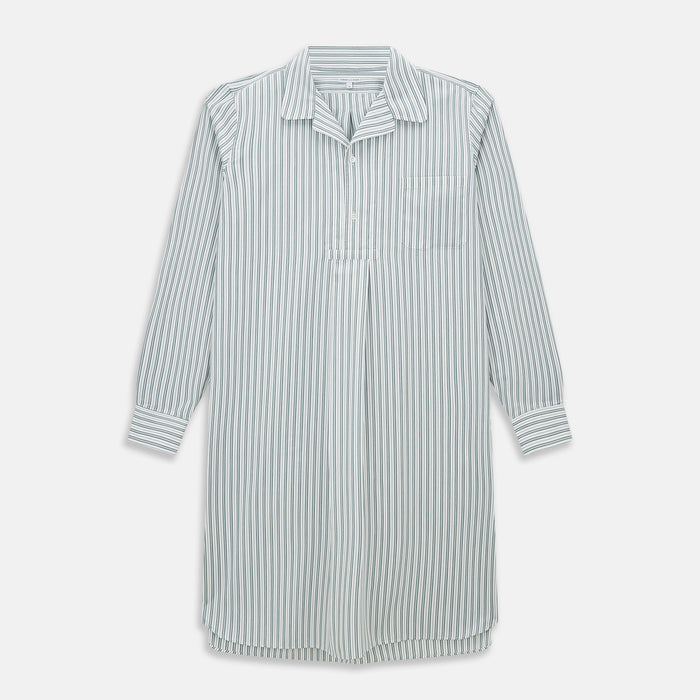 Green Double Stripe Quarzo Nightshirt