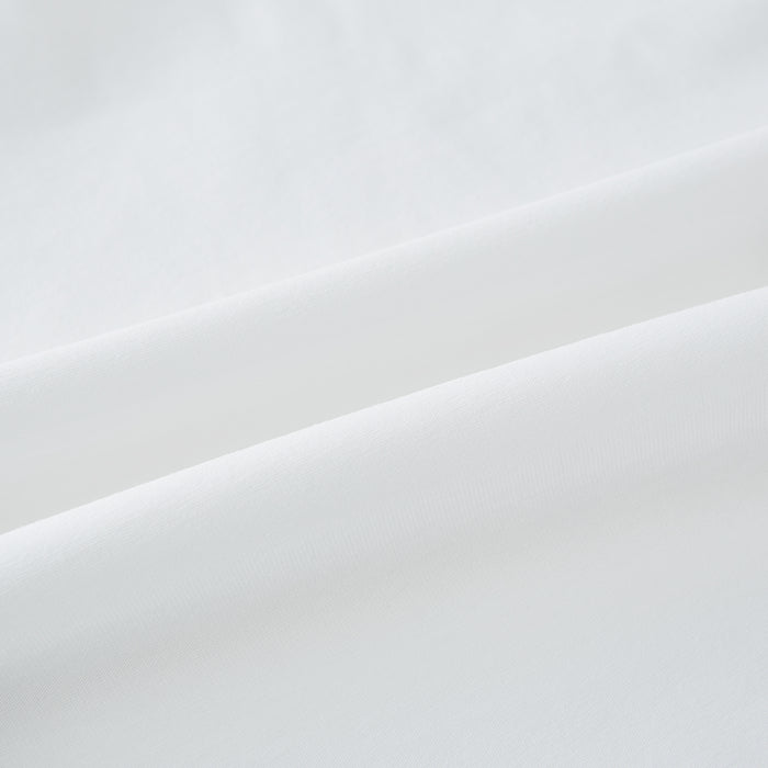 White Short-sleeve Fitted T-Shirt Image 5