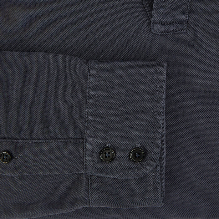 Charcoal Rugby Polo Shirt Image 3