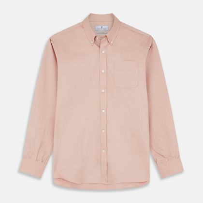 Pink Piece Dyed Weekend Fit Suffolk Shirt Image 1