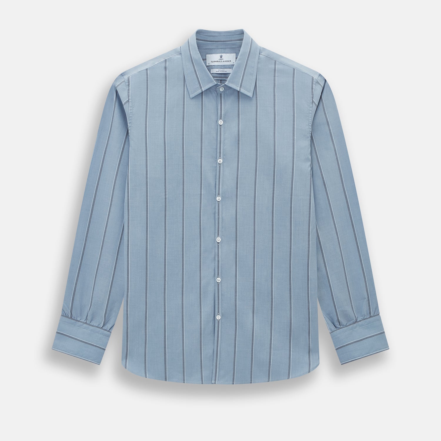 View 1 of product Steel Blue Track Stripe Westminster Shirt