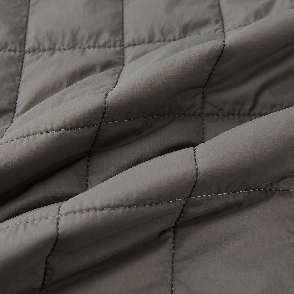 Shadow Grey Quilted Gilet