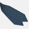 View 3 of product Multicoloured Dark Navy Circle Silk Cravat