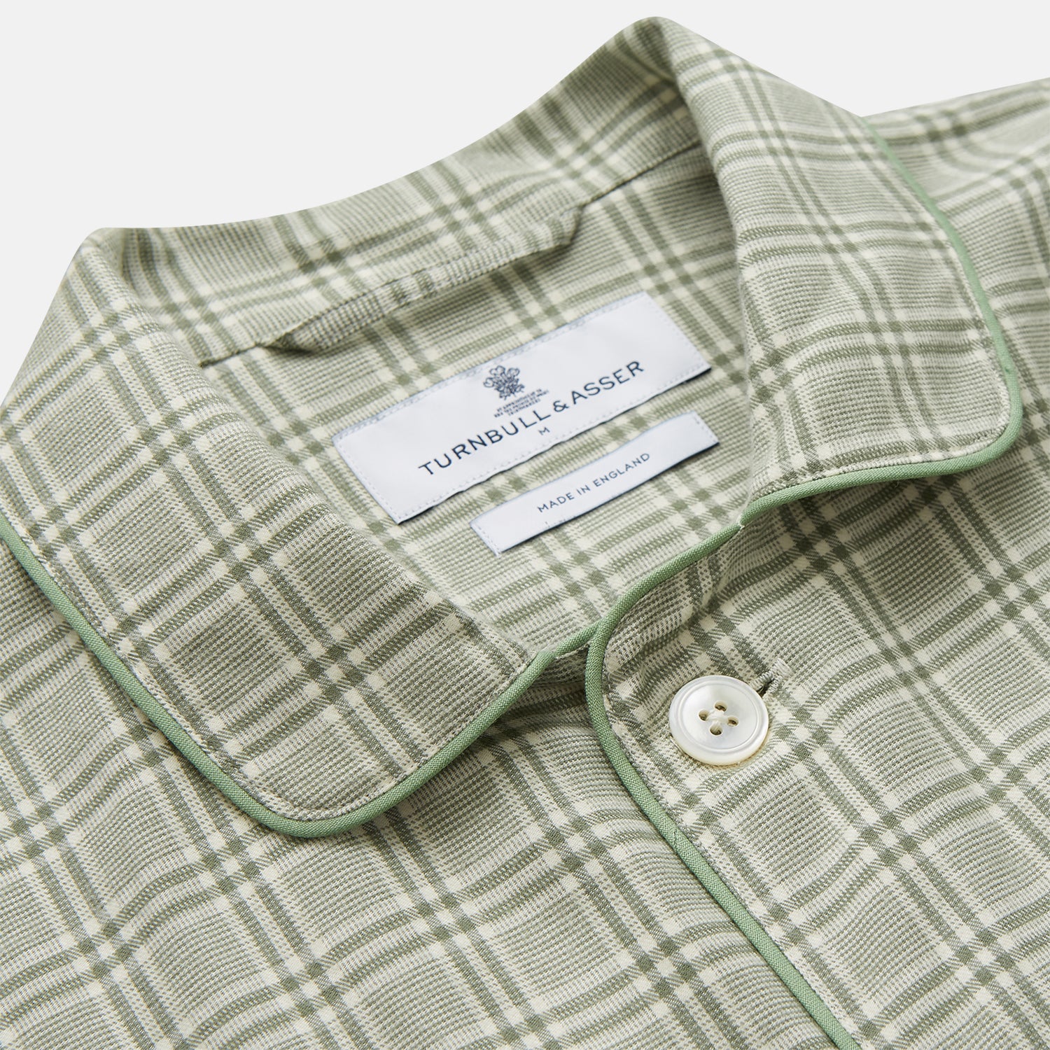View 2 of product Green Check Modern Cotton Pyjama Set