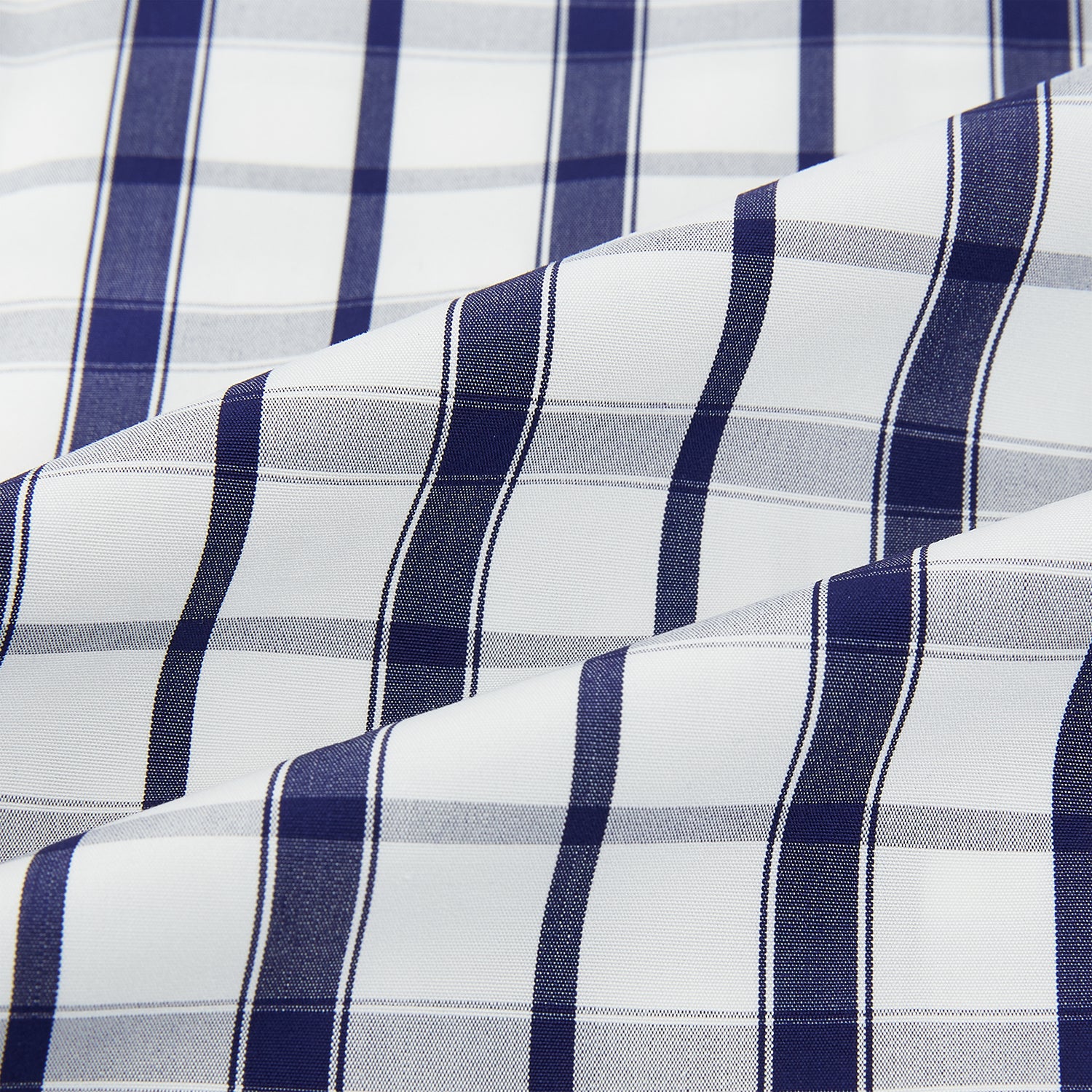 View 6 of product Navy Plaid Check Mayfair Shirt