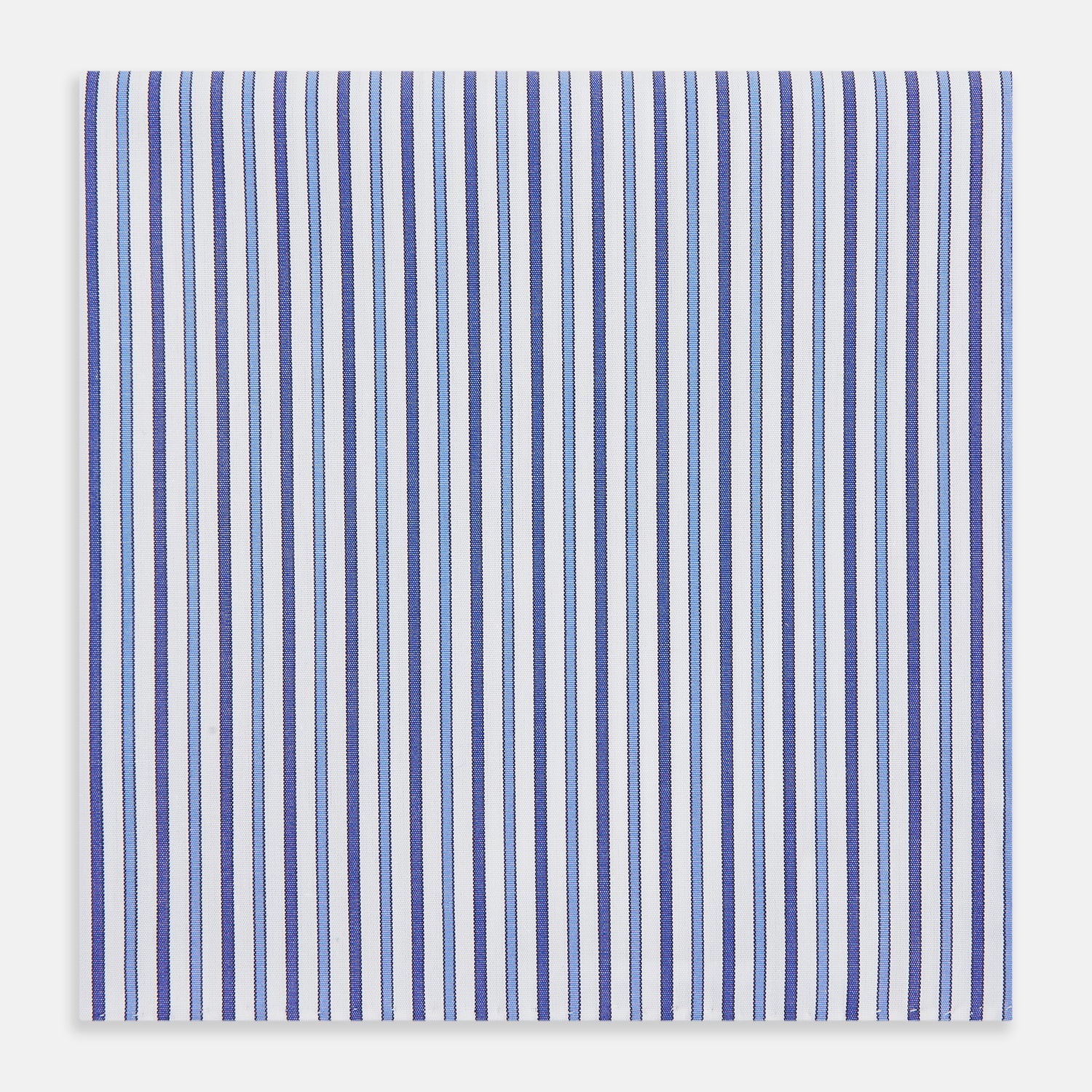 View 1 of product NAVY AND BLUE MULTI STRIPE HANDKERCHIEF