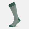 View 1 of product Ivory Houndstooth Mid-Length Socks