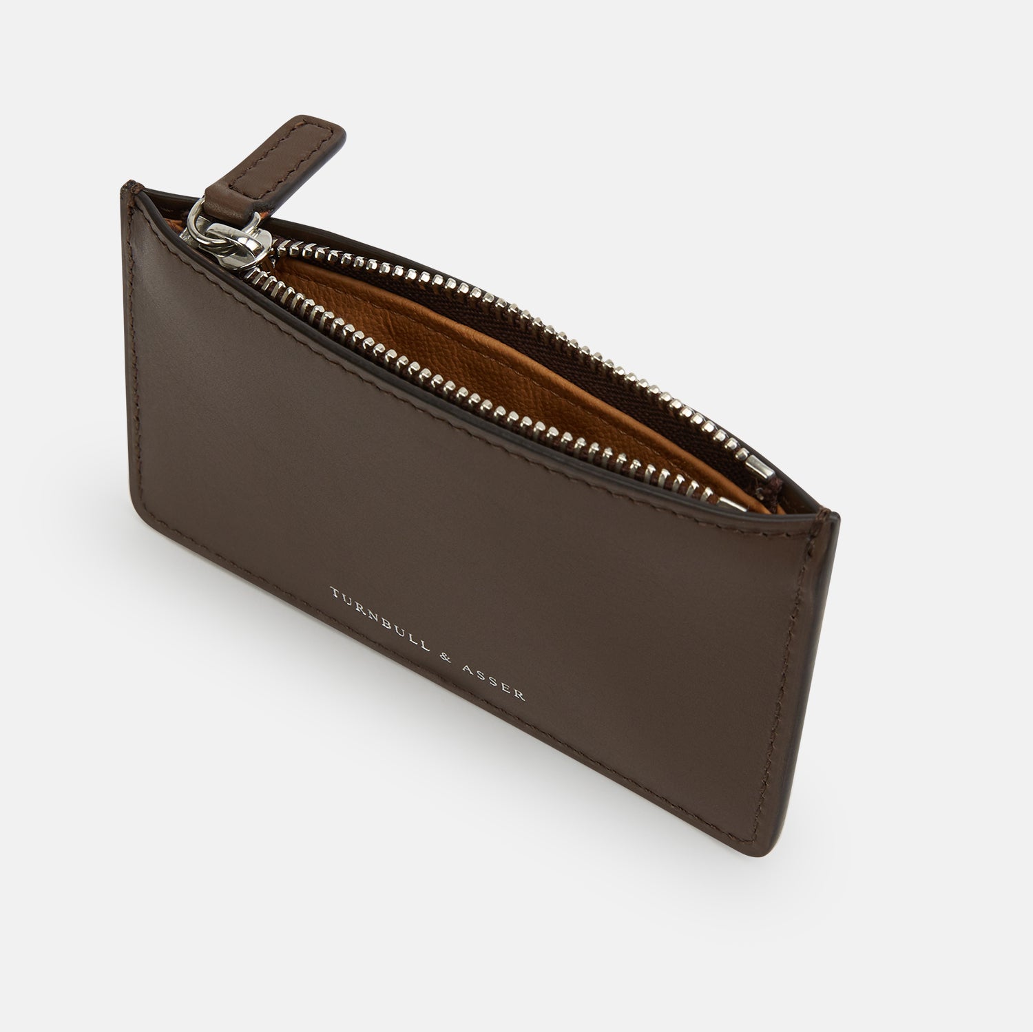View 2 of product Dark Chocolate Leather Zip Wallet
