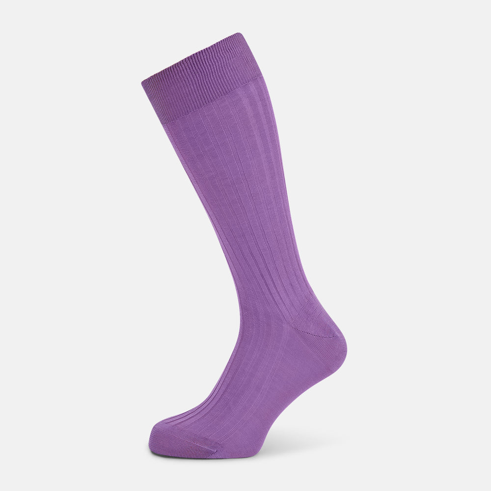 Violet Mid-Length Socks