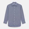 View 1 of product Navy Pattern Cotton Voile Regular Fit Mayfair Shirt