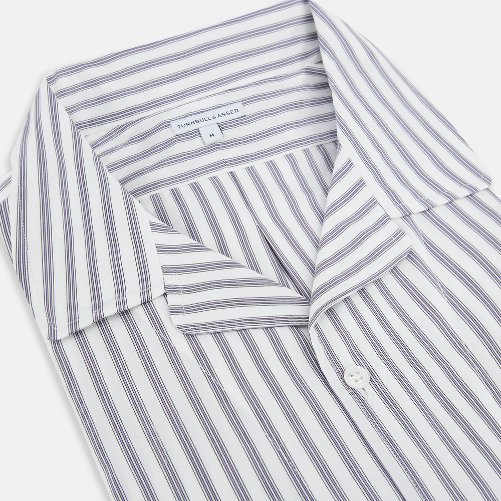 Purple Multi Stripe Quarzo Nightshirt