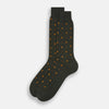 View 2 of product Forest Green Patterned Mid-Length Socks