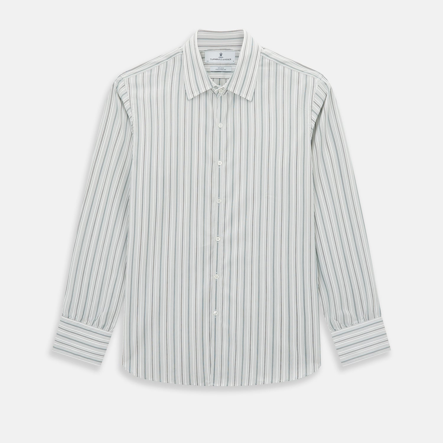 View 1 of product Forest Green Multi Stripe Westminster Shirt