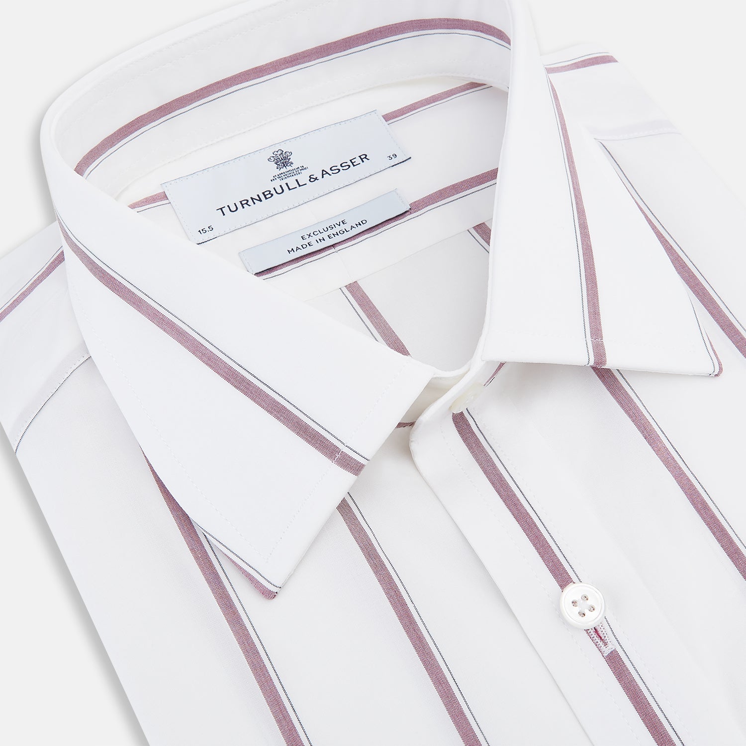 View 2 of product Wine Track Stripe Mayfair Shirt