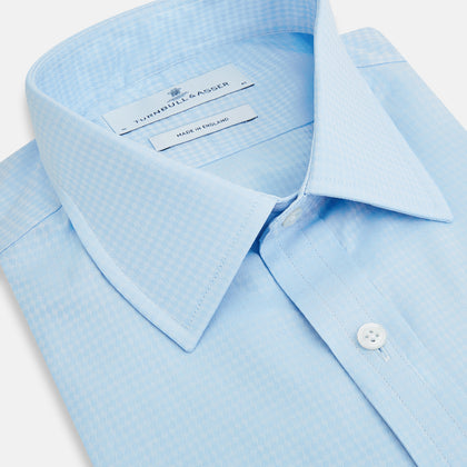 Pale Blue Rhombus Mayfair Shirt