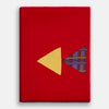 View 1 of product Red Applique Hand Stitched Lambswool Blanket