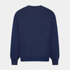 View 3 of product Navy Merino Round Neck Jumper