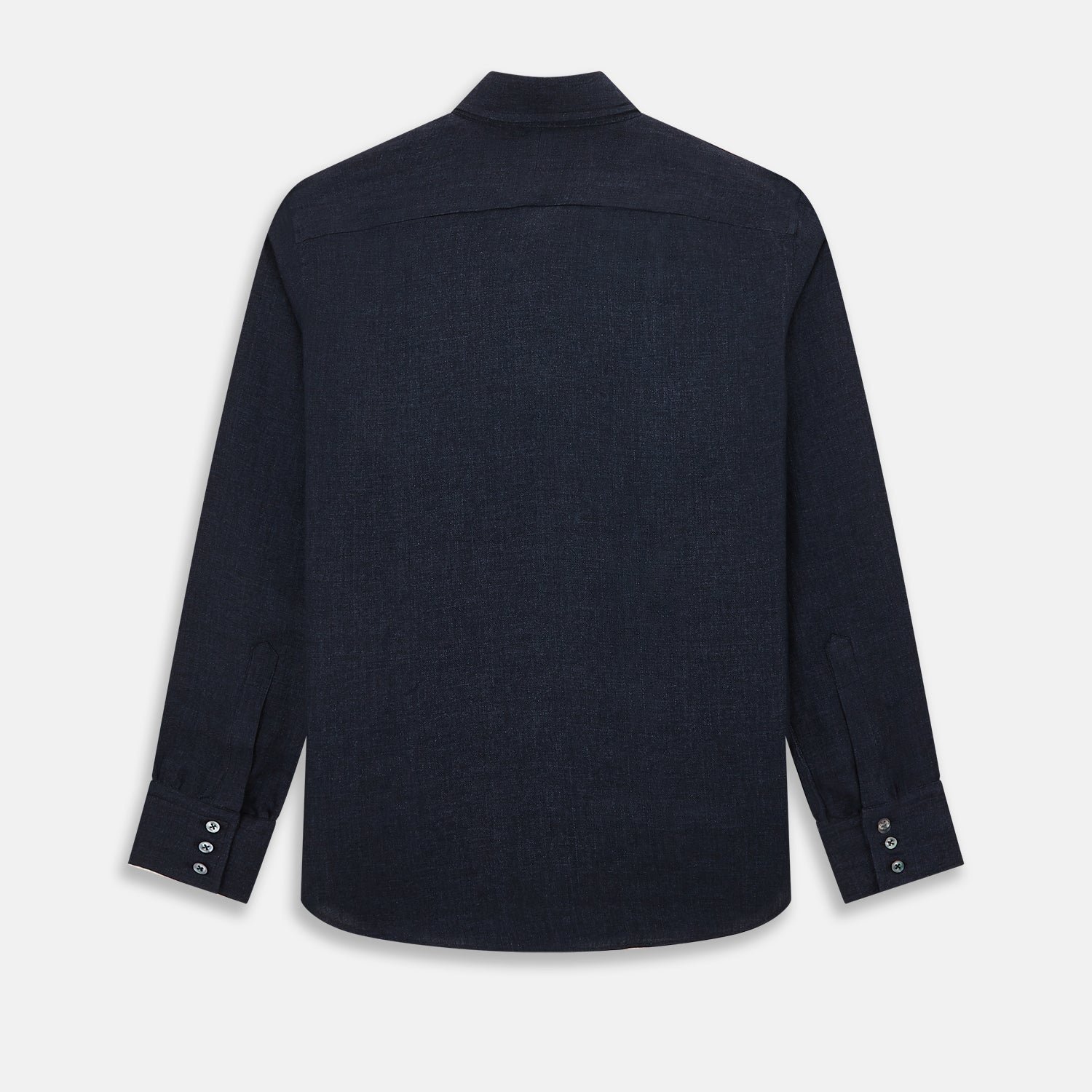View 3 of product Navy Linen Windsor Shirt