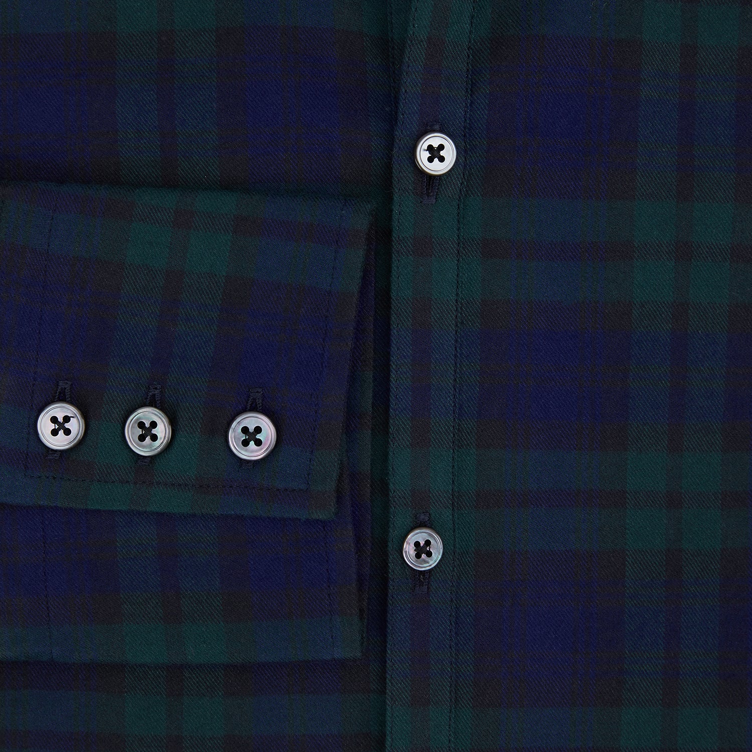 View 4 of product Black Watch Tartan Windsor Shirt