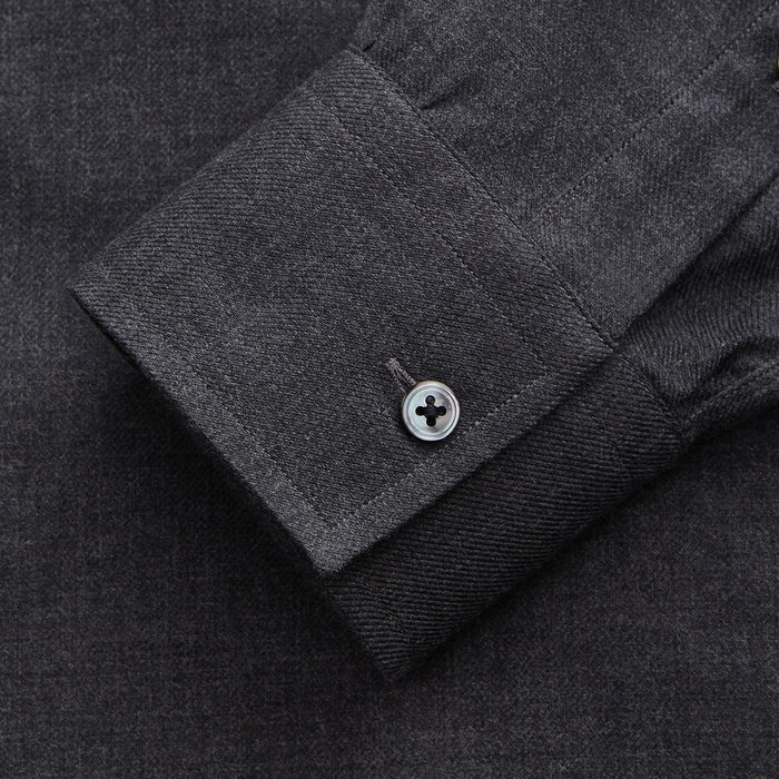 Charcoal Cotton Blend Weekend Fit Blake Shirt Image 2