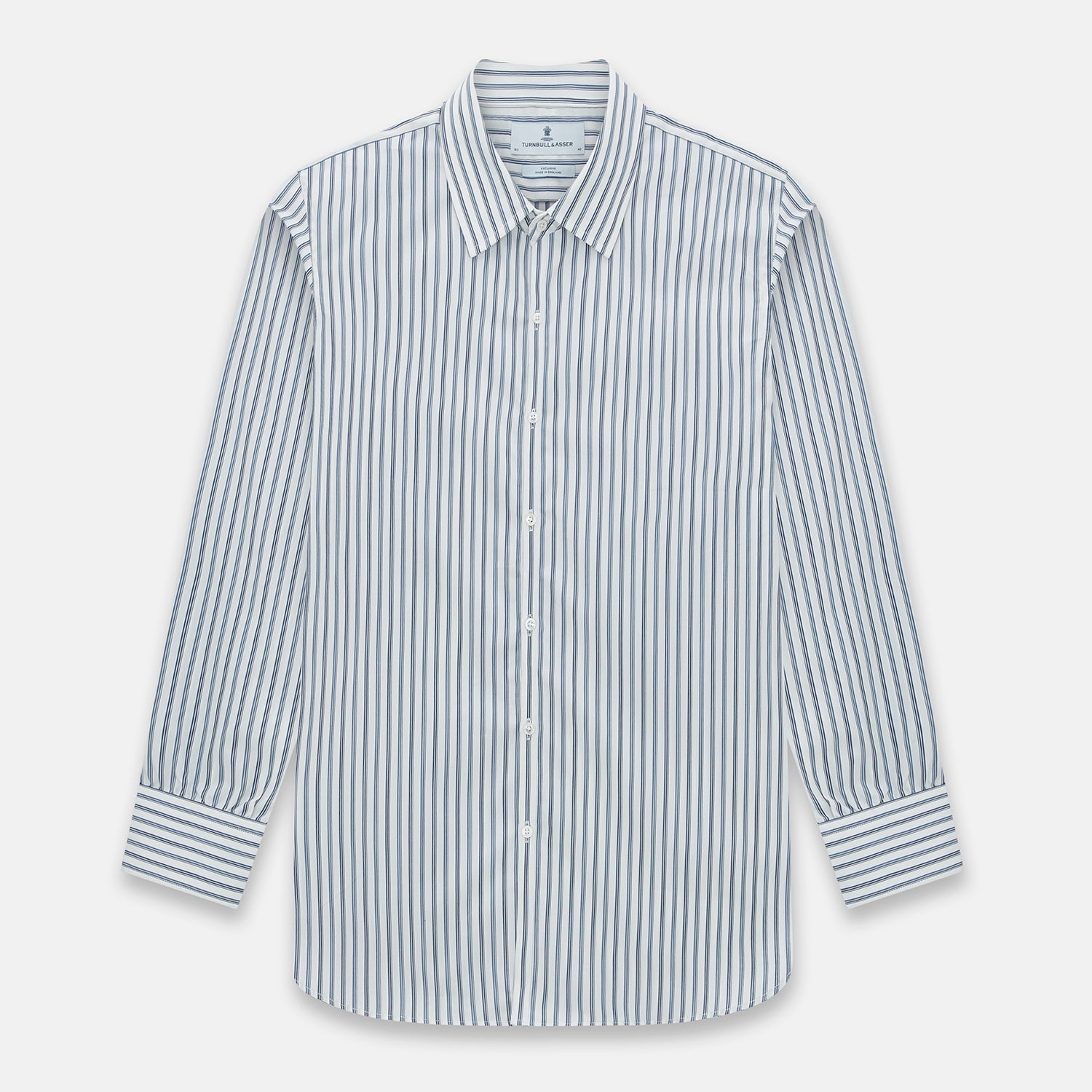 View 1 of product Sapphire Blue Multi Track Stripe Westminster shirt