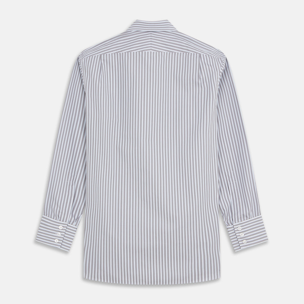 Pale Blue Multi Stripe Cotton Regular Fit Mayfair Shirt