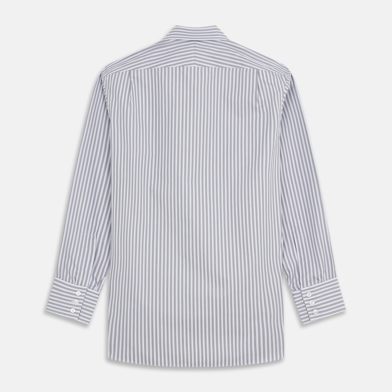 View 5 of product Pale Blue Multi Stripe Cotton Regular Fit Mayfair Shirt