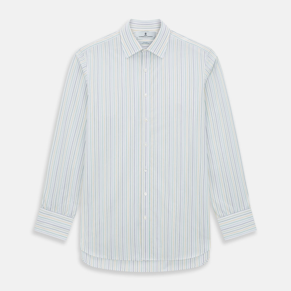 Multi Tone Double Pinstripe Mayfair Shirt