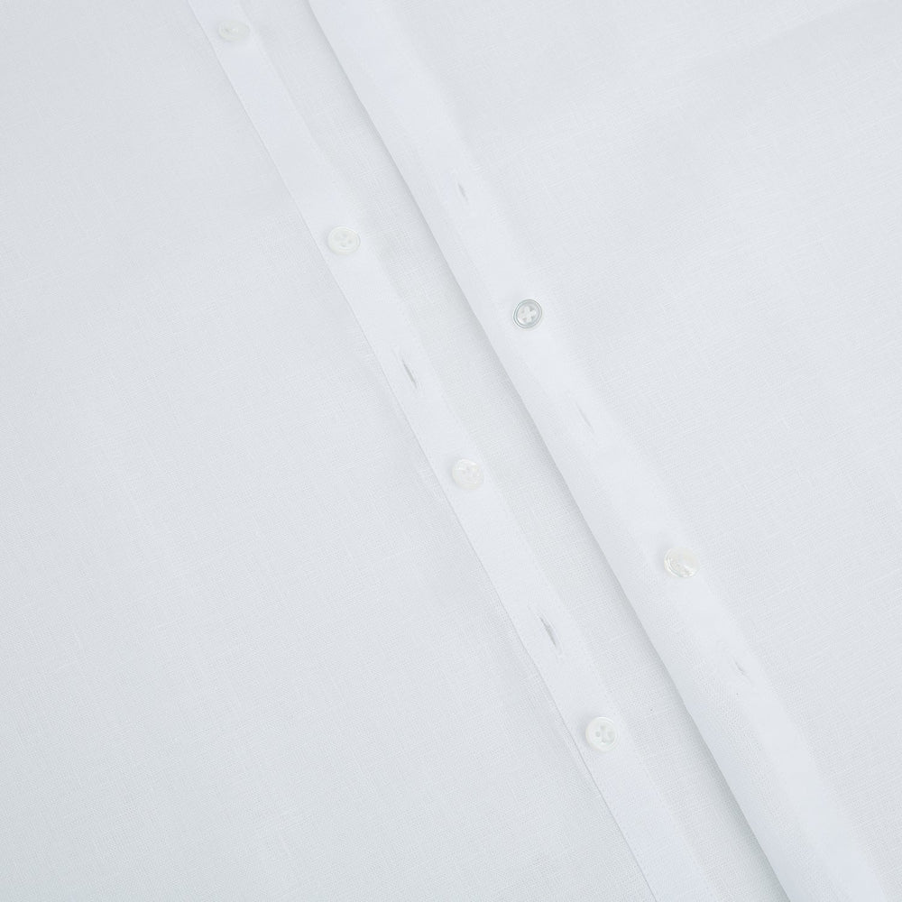 White Linen Westminster Shirt