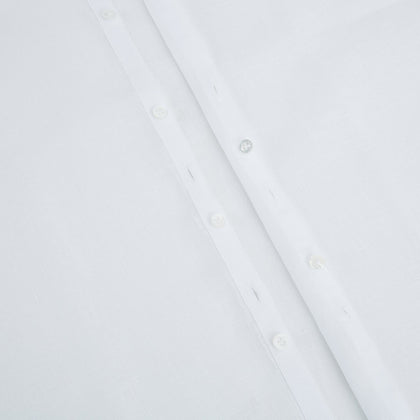 White Linen Westminster Shirt Image 6